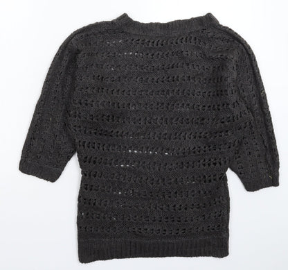 Womens UK Size 10 Select Grey Pullover Jumper