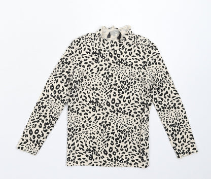 George Girls Multicoloured Animal Print  Basic T-Shirt Size 4-5 Years