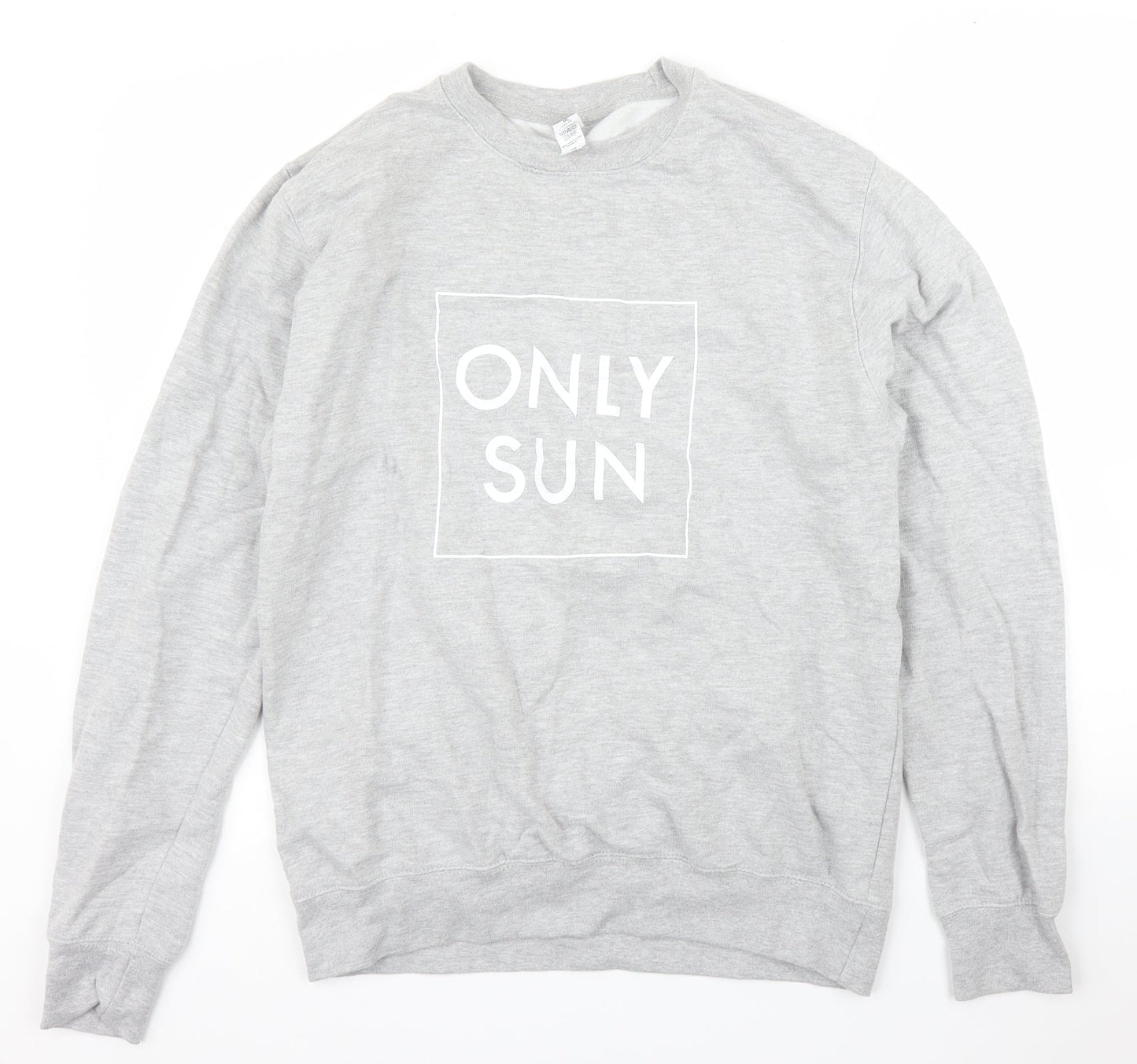 Just Hoods Mens Grey   Pullover Jumper Size M