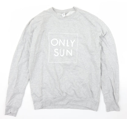 Just Hoods Mens Grey   Pullover Jumper Size M