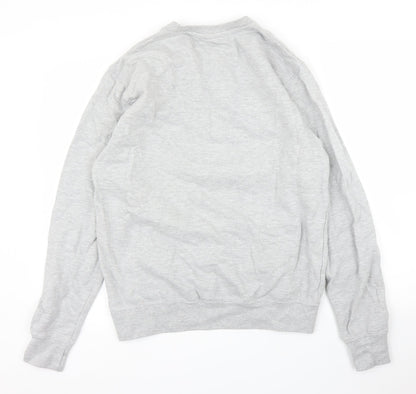 Just Hoods Mens Grey   Pullover Jumper Size M