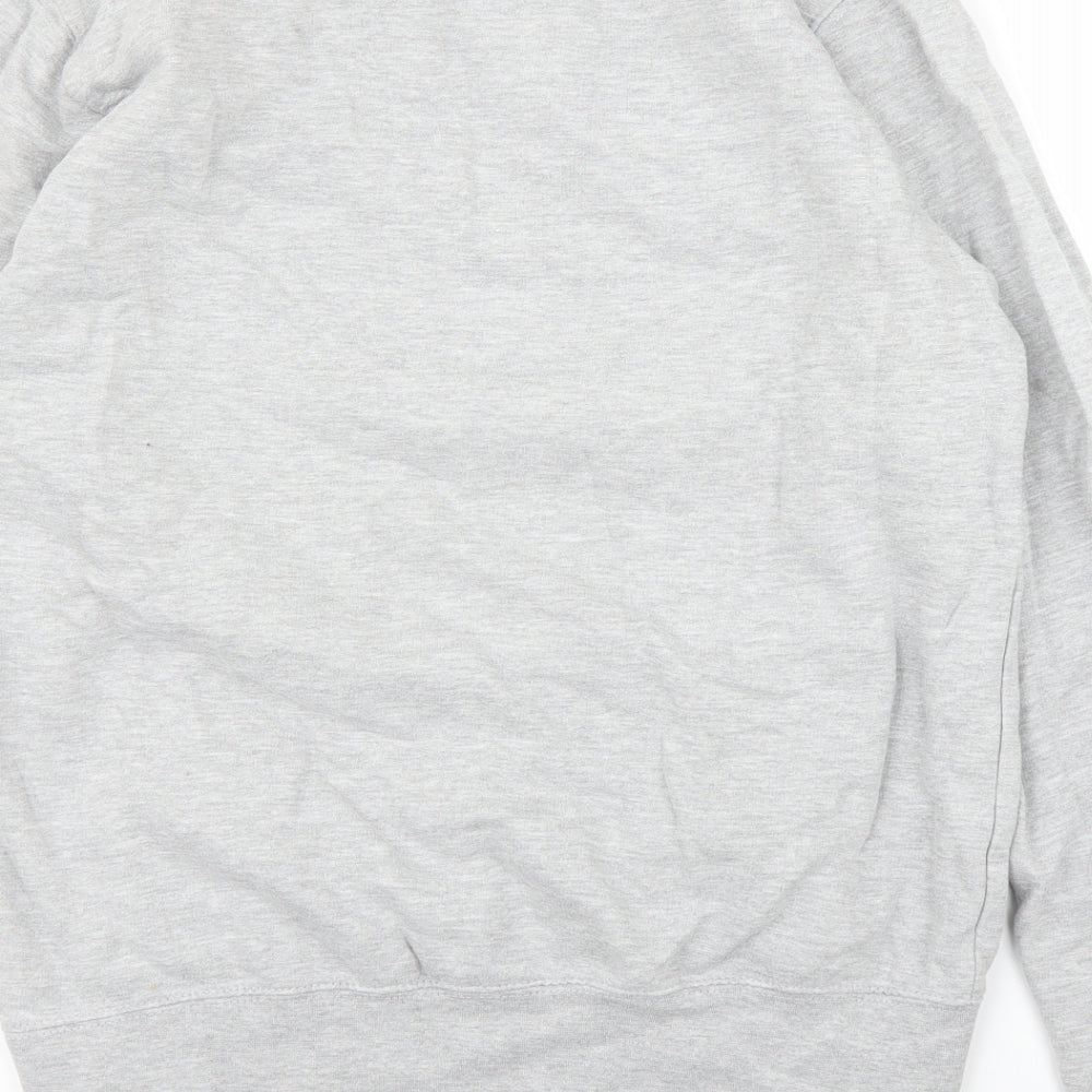 Just Hoods Mens Grey   Pullover Jumper Size M