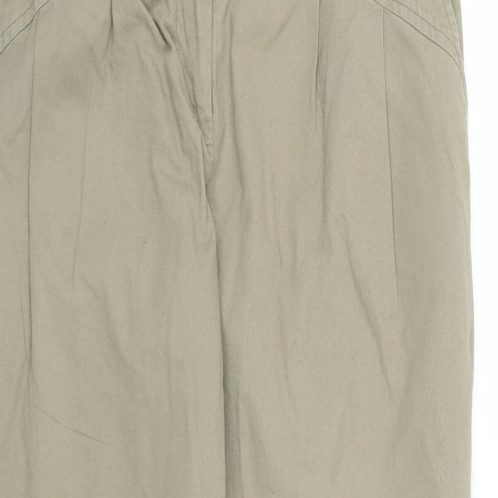 Select Womens Green   Pedal Pusher Trousers Size 8 L24 in