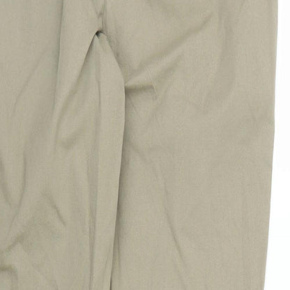 Select Womens Green   Pedal Pusher Trousers Size 8 L24 in