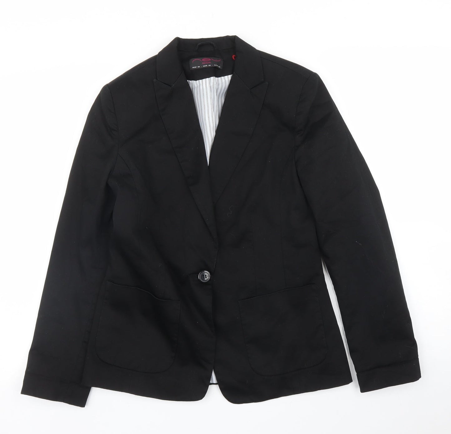 New Look Womens Black   Jacket Blazer Size 10