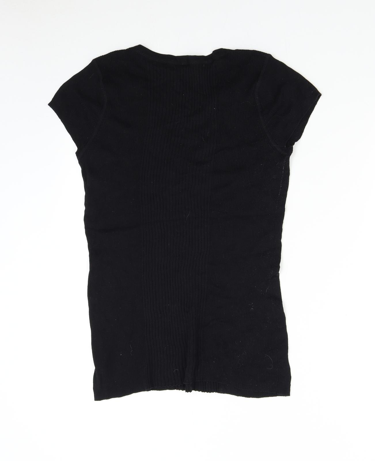 Gap Womens Black  Knit Pullover Jumper Size L