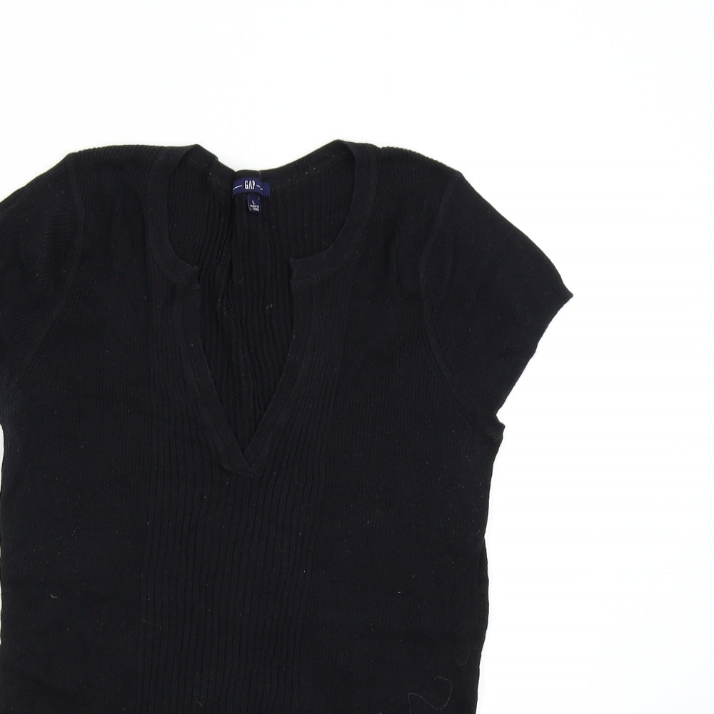 Gap Womens Black  Knit Pullover Jumper Size L