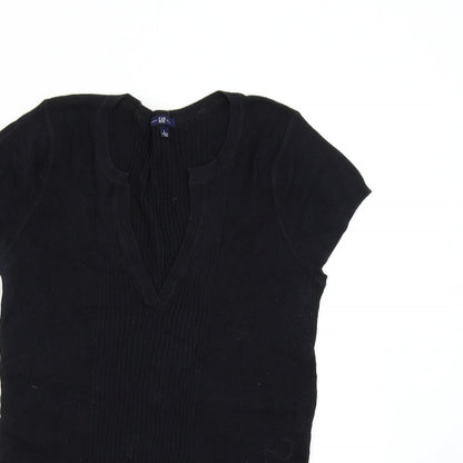Gap Womens Black  Knit Pullover Jumper Size L