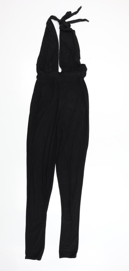Boohoo Womens Black   Jumpsuit One-Piece Size 8