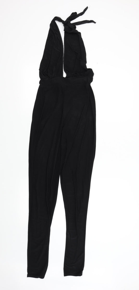 Boohoo Womens Black   Jumpsuit One-Piece Size 8