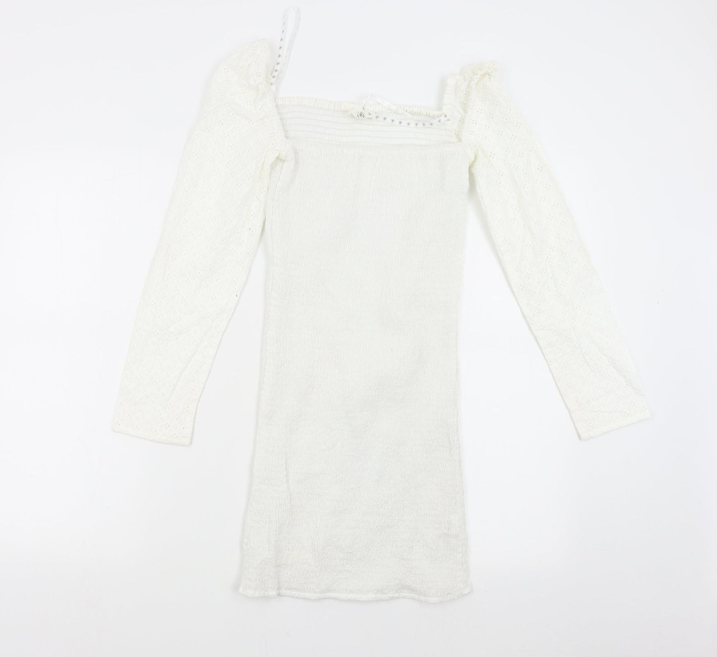 Missguided Womens White   Bodycon  Size 8