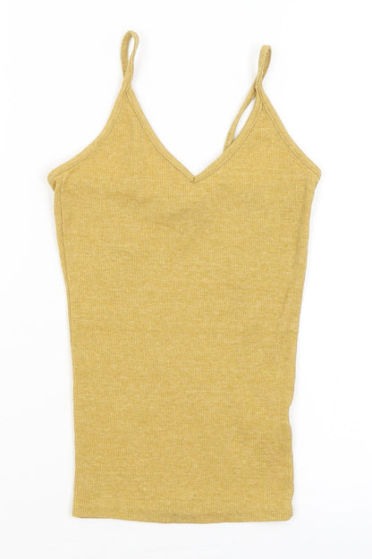 Atmosphere Womens Yellow   Basic Tank Size 6