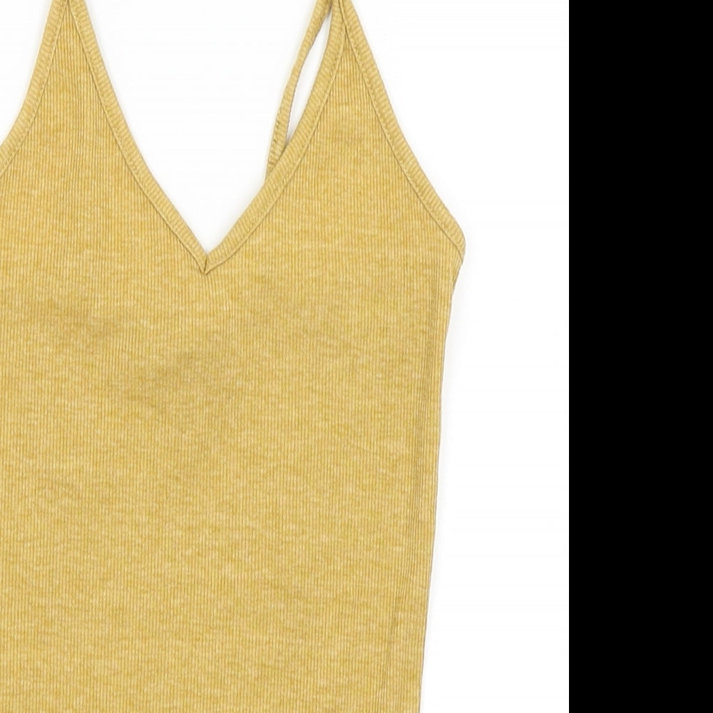 Atmosphere Womens Yellow   Basic Tank Size 6