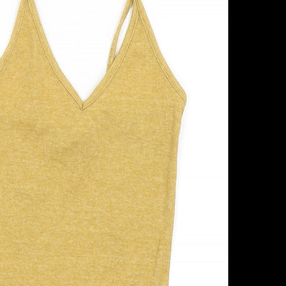 Atmosphere Womens Yellow   Basic Tank Size 6