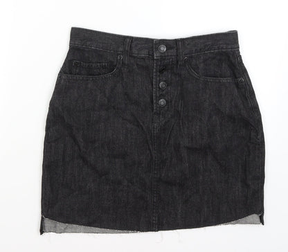 Gap Womens Black   A-Line Skirt Size 27 in