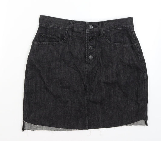 Gap Womens Black   A-Line Skirt Size 27 in