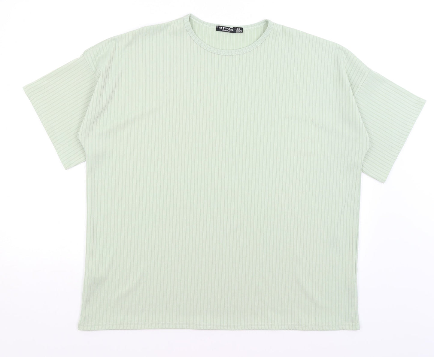 Nasty Gal Womens Blue   Basic T-Shirt Size 14