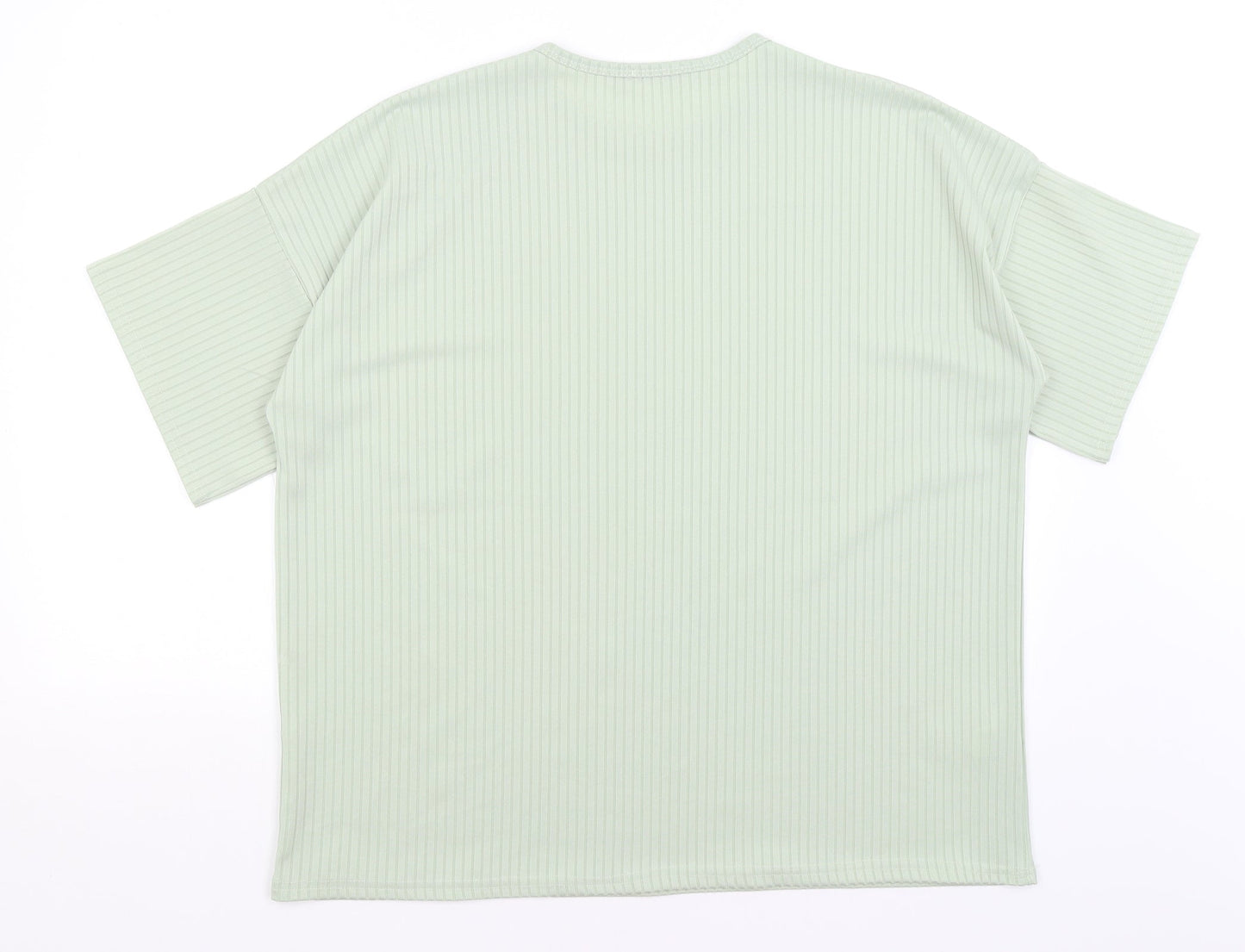 Nasty Gal Womens Blue   Basic T-Shirt Size 14