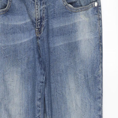 Womens UK Size 12 MOTIVI Regular Fit Skinny Blue Jeans