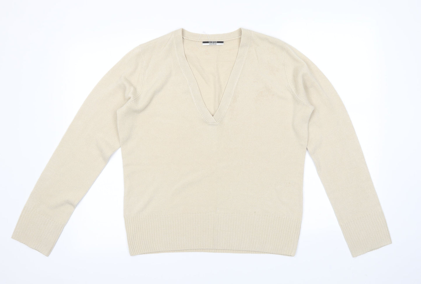 George Womens Beige   Pullover Jumper Size 16