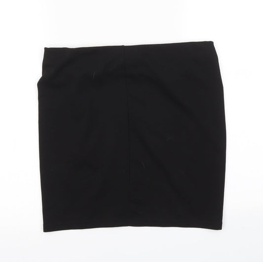 Cotton On Womens Black Animal Print  Mini Skirt Size M