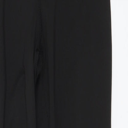 Boohoo Womens Black   Compression Leggings Size M L27.5 in
