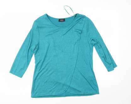 Klass Womens Blue   Pullover Jumper Size M