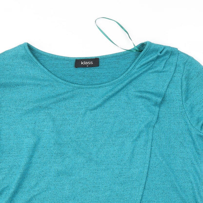 Klass Womens Blue   Pullover Jumper Size M