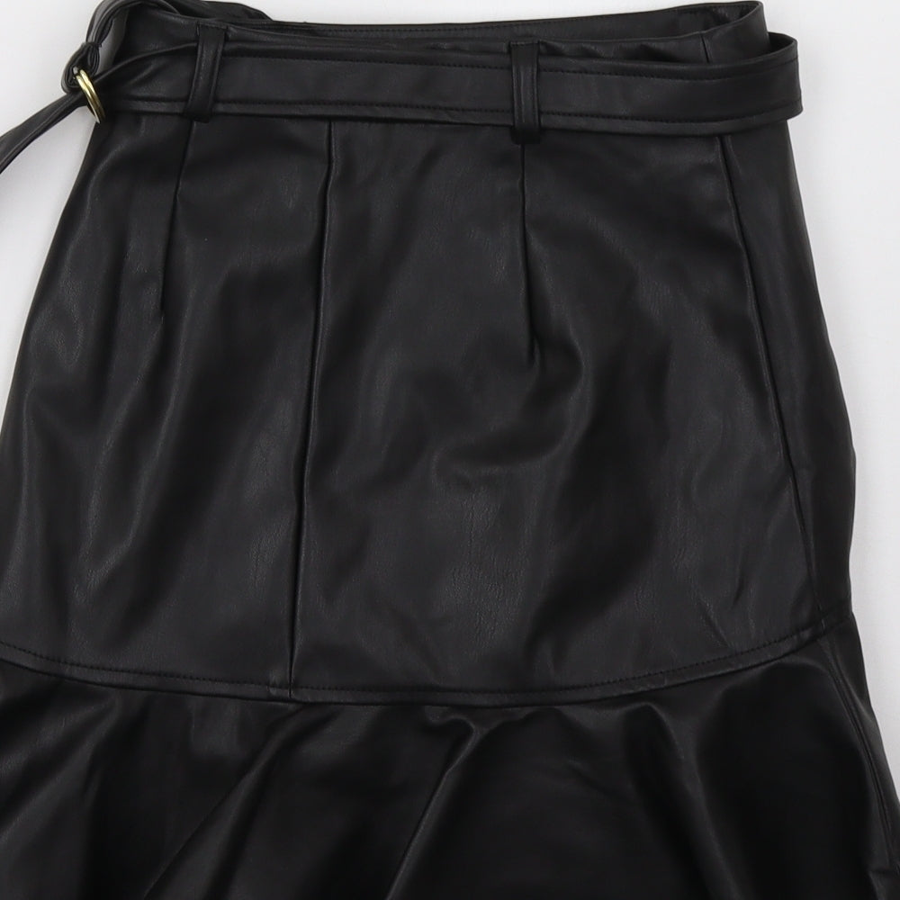 New Look Womens Black   A-Line Skirt Size 6