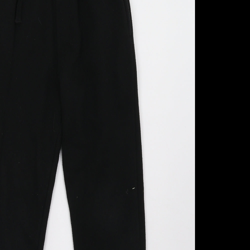 Primark Boys Black   Jogger Trousers Size 9 Months