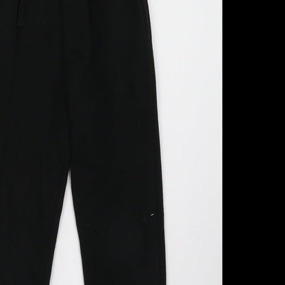 Primark Boys Black   Jogger Trousers Size 9 Months