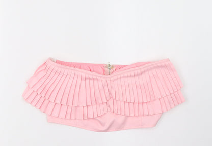 Womens UK Size 10 In the Style Pink Wrap Tank
