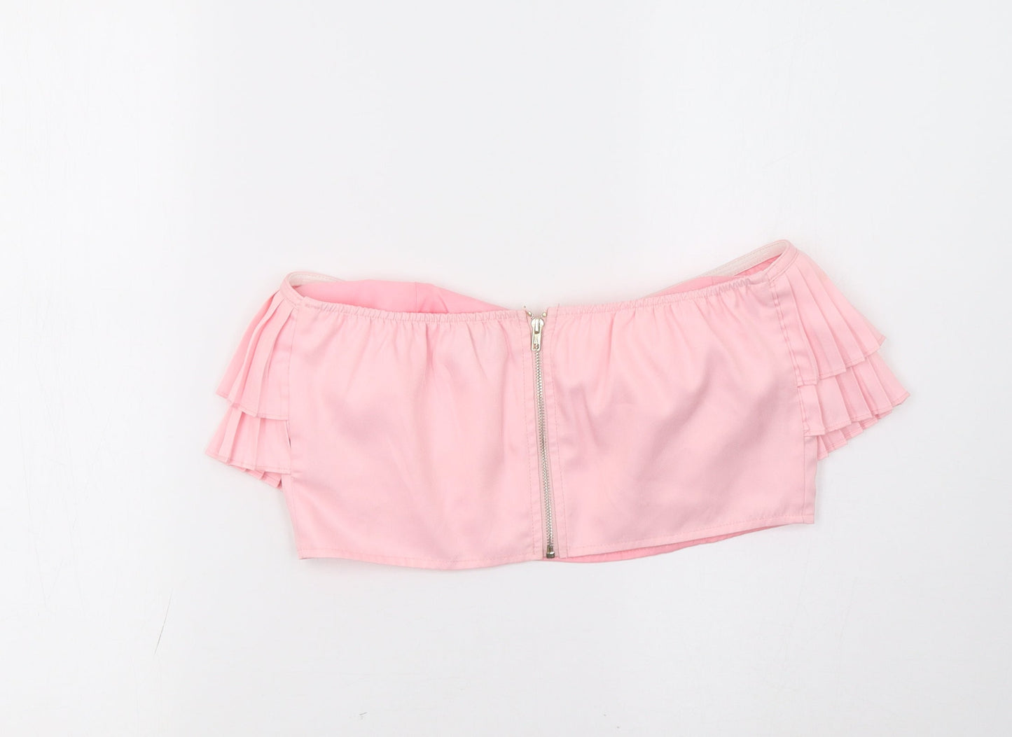 Womens UK Size 10 In the Style Pink Wrap Tank