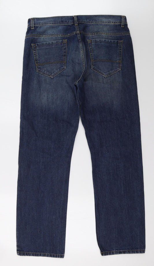 Burton Womens Blue  Denim Straight Jeans Size 36 L32 in