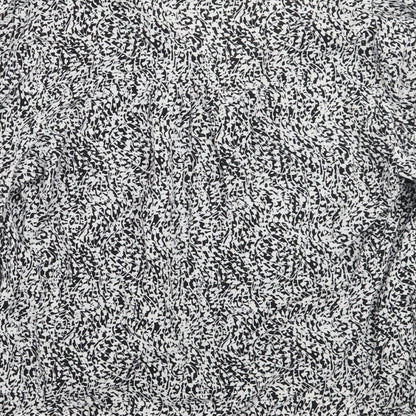 George Womens White Floral  Basic Button-Up Size 12