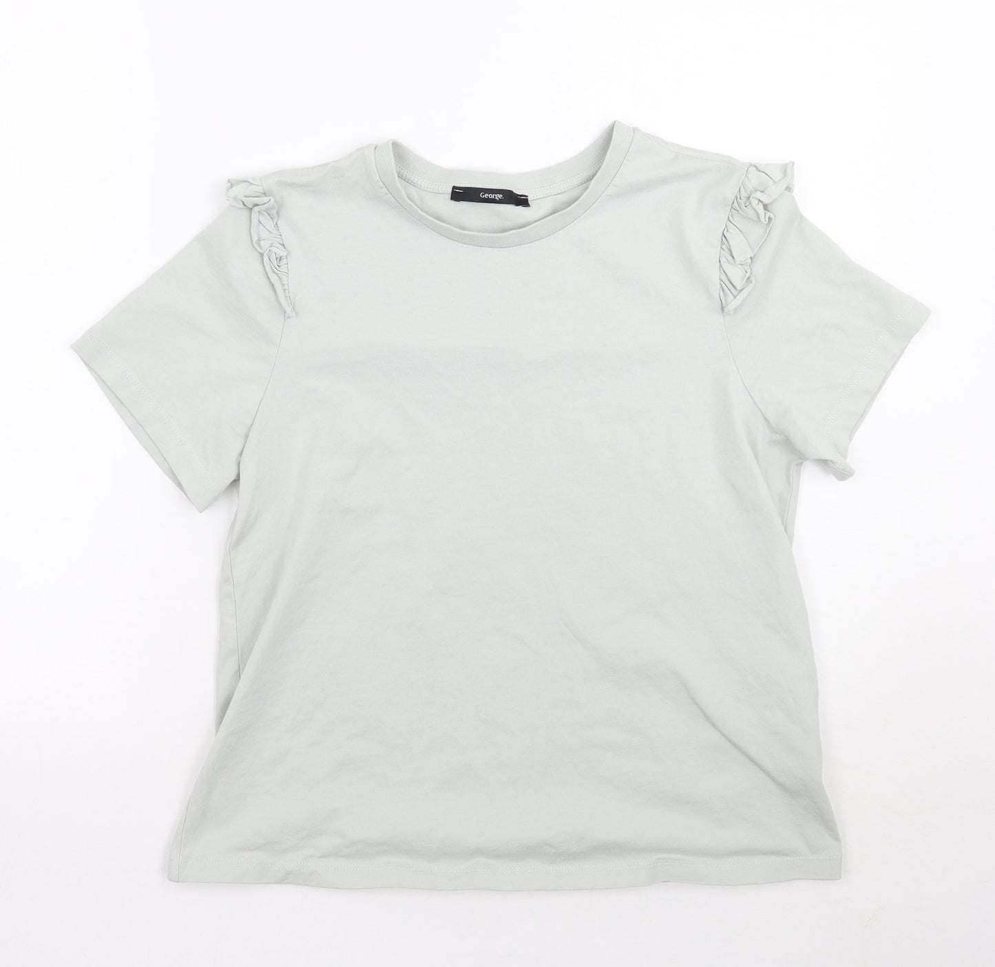 George Womens Green   Basic T-Shirt Size 12