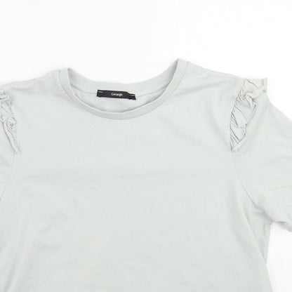 George Womens Green   Basic T-Shirt Size 12