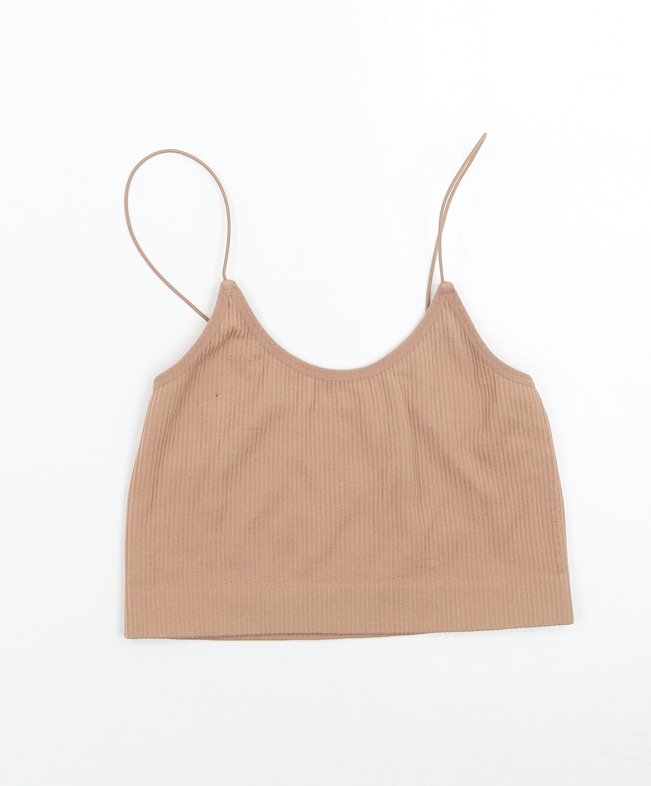 Primark Womens Beige   Cropped Tank Size 2XS