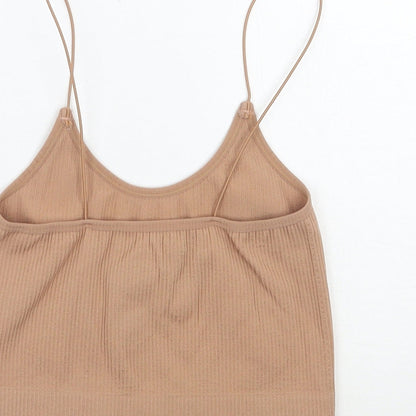 Primark Womens Beige   Cropped Tank Size 2XS