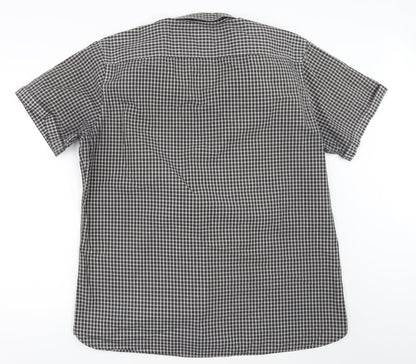 Taylor & Cutter Mens Grey    Button-Up Size 2XL