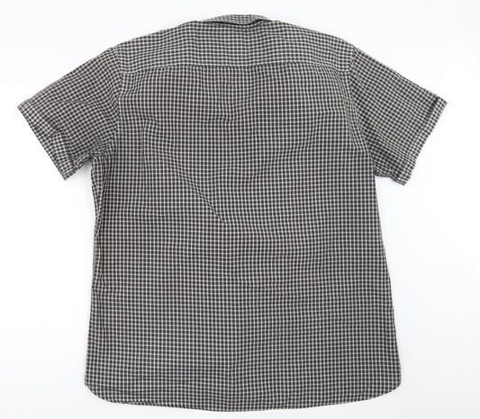 Taylor & Cutter Mens Grey    Button-Up Size 2XL