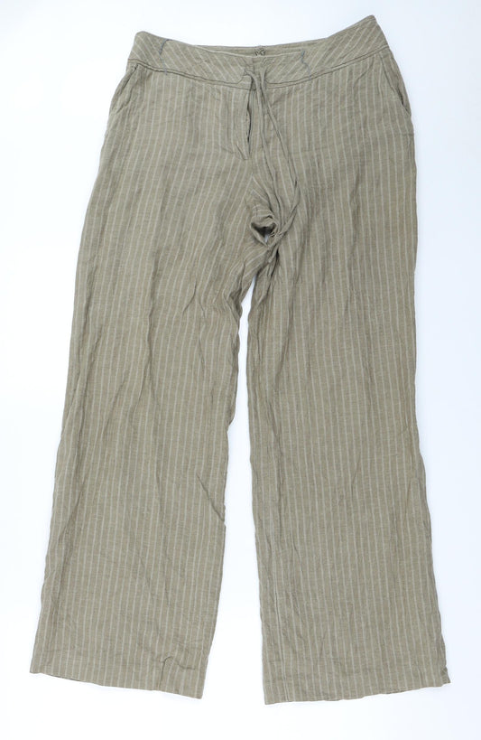 Womens UK Size 30 in Preworn Regular Fit  Beige Trousers