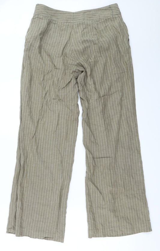 Womens UK Size 30 in Preworn Regular Fit  Beige Trousers
