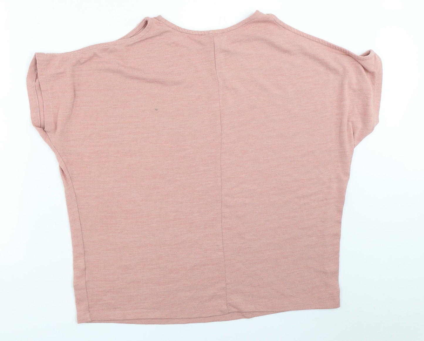 Womens UK Size M New Look Pink Basic T-Shirt
