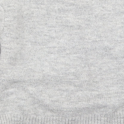 Brand and care label for Primark girls’ grey jumper, size 7-8, years