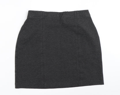 Marks and Spencer Womens Grey   Mini Skirt Size 29 in