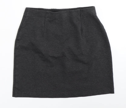 Marks and Spencer Womens Grey   Mini Skirt Size 29 in
