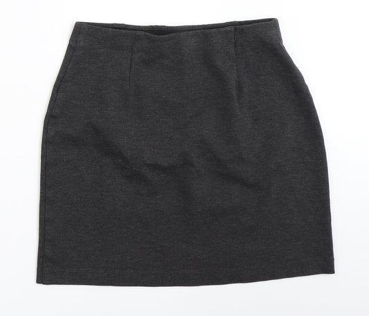 Marks and Spencer Womens Grey   Mini Skirt Size 29 in