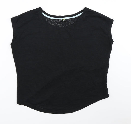 F&F Womens Black   Basic T-Shirt Size 12