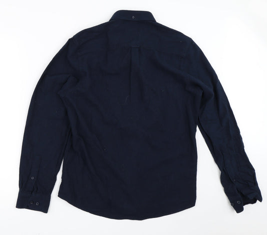 F&F Mens Blue    Button-Up Size M